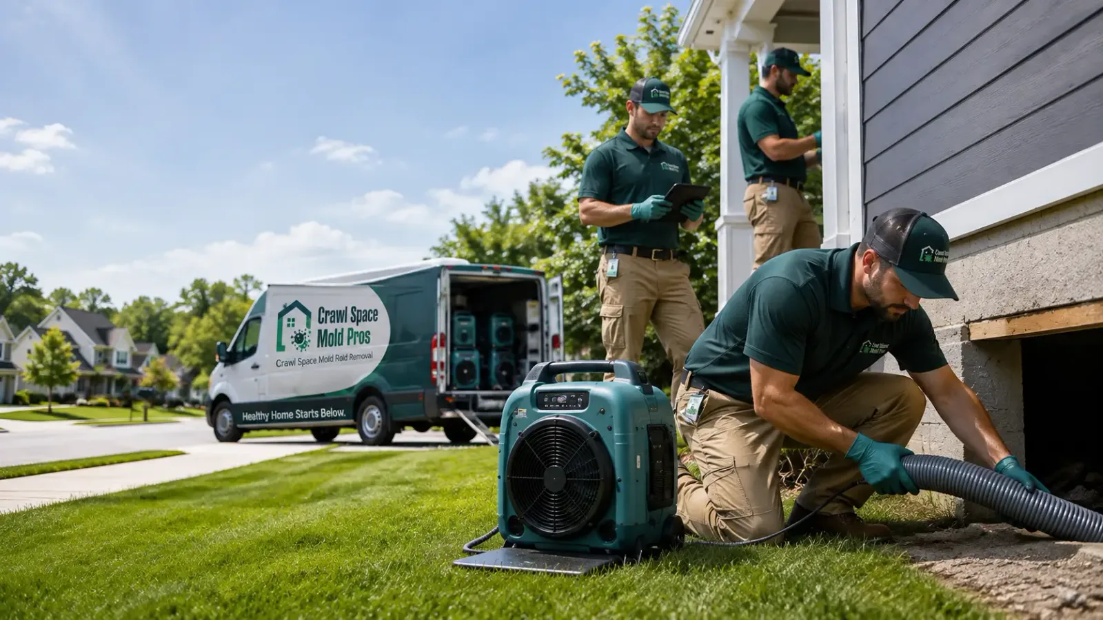 Crawl Space Mold Removal in Hidalgo, IL